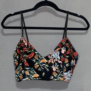 UO Floral Crop Top/Bralette